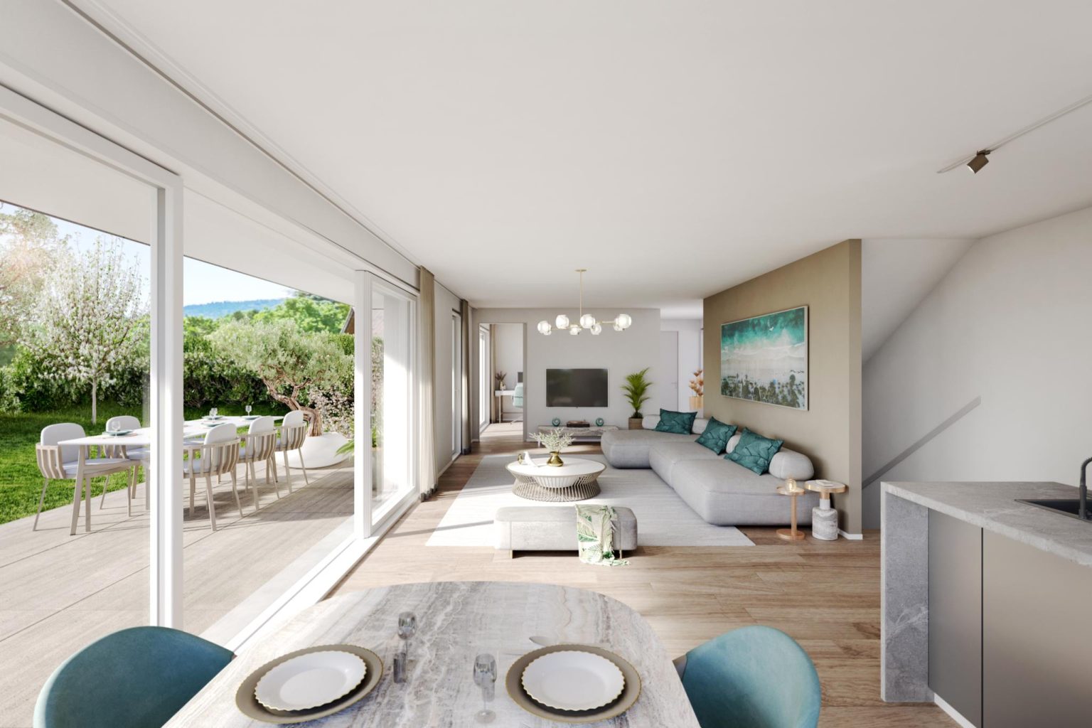 Prochainement à Le Vaud belle promotion de deux villas mitoyennes