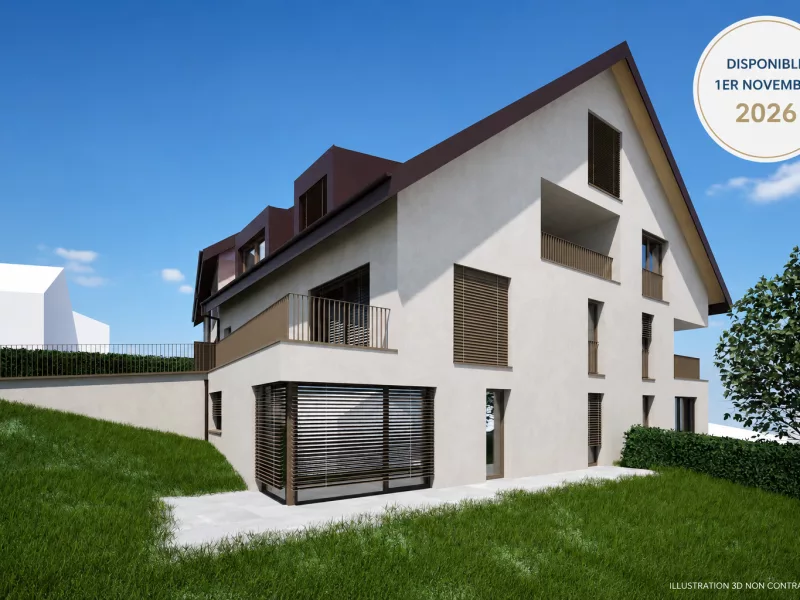 Nouvelle promotion à la location - Appartement Lot 1 de 3,5 pièces avec jardin