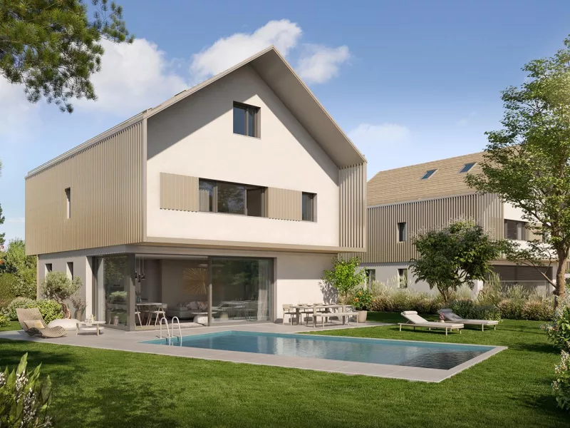 Promotion de trois villas individuelles à Chavannes-de-Bogis